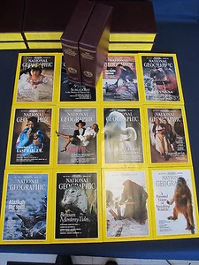 1991 National Geographic All 12 issues with Maps and Slip Case - Imagen 1 de 12