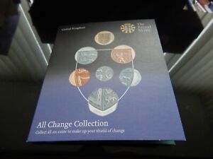 THE ROYAL MINT 2008 ALL CHANGE COLLECTION FOLDER WITH UNCIRCULATED £1 COIN