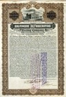 1902 Baltimore Refrigerating & Heating Co Bond Certificate