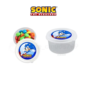15 Sonic the Hedge Birthday Party Favor Plastic Candy Cup Container Treat box - Picture 1 of 1