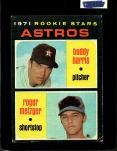 1971 TOPPS #404 BUDDY HARRIS/ROGER METZGER GOOD+ (RC) ASTROS ASTROS ROOK *X48054