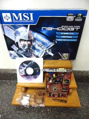 MSI Graphics Card N9400GT - 512 MB - GE Force - HDMI Ready - See Pictures! F/S! - Image 1 of 4