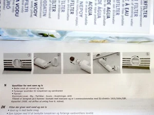 Whirlpool S20BRSS31A/G S20B RSS31-A/G compatible fridge freezer water filter - Picture 1 of 12