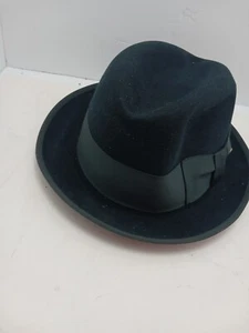 Bonar Phelps DeLuxe Quality Bermuda Fedora Hat Felt 7038 Size 7 Vintage - Picture 1 of 10