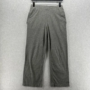 The North Face Fleece Pants Boys Size Large 14/16 Gray Wide Leg Pull On Pockets - Picture 1 of 10