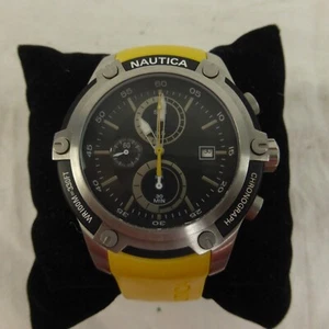 NAUTICA Chronograph Uhr, gelb - Bild 1 von 12