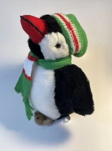 Chosun International Weihnachtspinguin Plüsch grüner Hut Schal Stofftier 9 Zoll - Bild 1 von 10