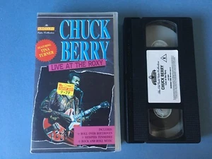 CHUCK BERRY - LIVE AT THE ROXY - VHS VIDEO VINTAGE - Imagen 1 de 3