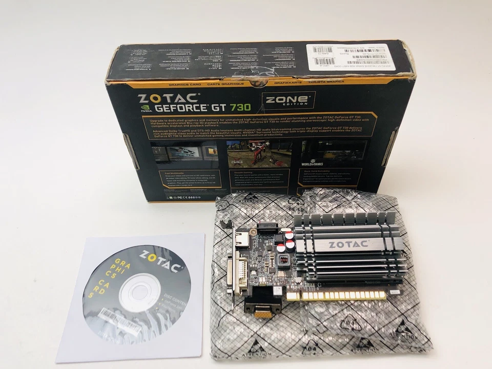 ZOTAC GeForce GT 730 Zone Edition 4GB Graphics Card ZT-71115-20L - Image 1 of 4