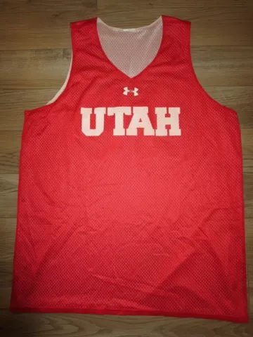 Utah University Utes #26 Basketball Team Under Armour Jersey LG L Cover