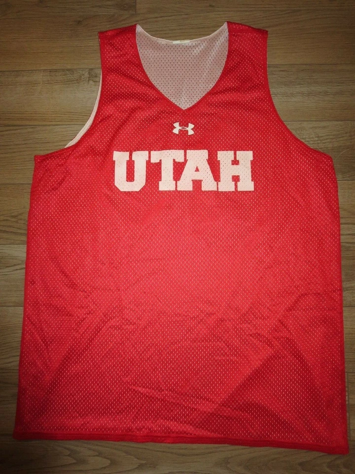 Utah University Utes #26 Basketball Team Under Armour Jersey LG L - Image 1 of 4