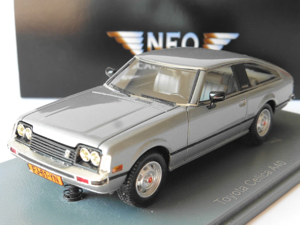 Toyota Celica ST 2000 MKII A40 Silver Lift Back 1978 Neo 43261 1/43 Silber LHD - Image 1 of 1