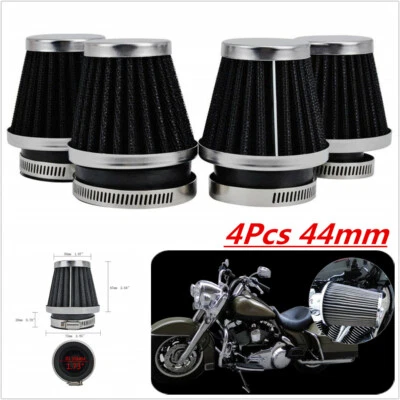 4PCS 44mm Air Filter Cleaner For Gy6 150cc ATV Quad 4 Wheeler Go Kart Buggy - Image 1 of 4