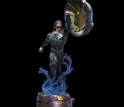 1/24 1/18 Superman Blacksuit Unpainted Unassembled 3D Printing Model Garage Kits - Image 1 of 3