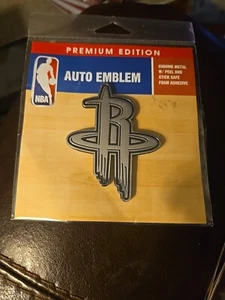 Houston Rockets- NBA Premium Edition Auto Emblem. Chrome- New in Package - Picture 1 of 3