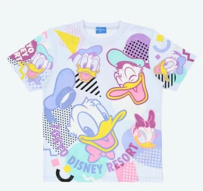 Japan Tokyo Disney Resort Donald Duck T-Shirt 2025 limited Daisy Duck - Bild 1 von 4