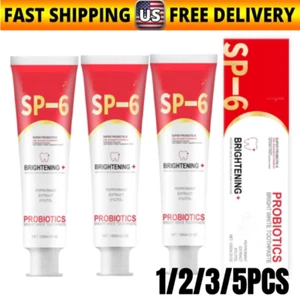 1-5x SP-6 Sbiancante Probiotico Rimuove Alito Cattivo Piastra Dentale Macchia Dentifricio - Foto 1 di 11