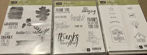 3 Stampin' Up! Sets - For All Things, All Things Thanks & You Brighten My Day - Picture 1 of 10