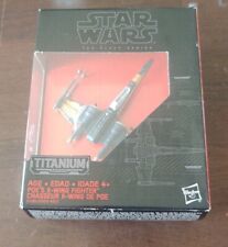 Star Wars The Black Series Titanium  12 Poe   s X-Wing Fighter Brand New Sealed