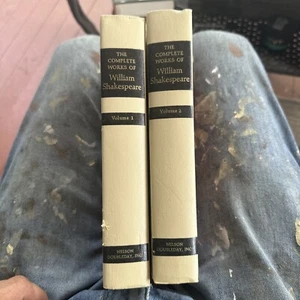 The Complete Works of William Shakespeare Volumes 1 & 2 ~ Nelson Doubleday Club - Picture 1 of 7