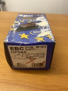 EBC DP944 FRONT Brake Pads Fiat Cinquecento / Seicento - Picture 1 of 2