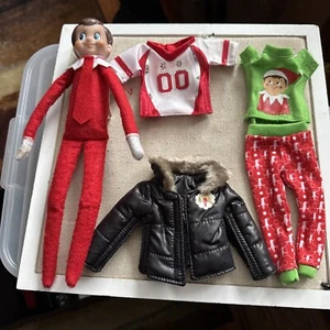 CCA & B Elf Boy 12" Elf on Shelf Brown Hair & Blue Eyes + 3 Outfits - Picture 1 of 7