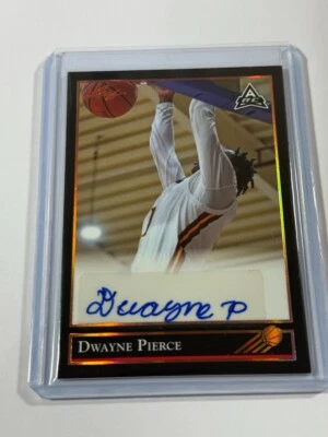 2021-22 Leaf Memories 1992 Base Auto Black /15 Dwayne Pierce #BG-DP1 Auto - Image 1 of 2