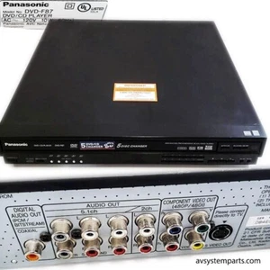 Panasonic DVD-F87 5 Disk 2.1Ch-5.1Ch CD/DVD Player - Picture 1 of 1