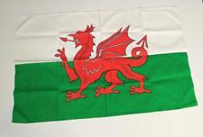 Welsh Dragon Flag Tea Towel Wales Souvenir New Unused 30" x 18" Vintage