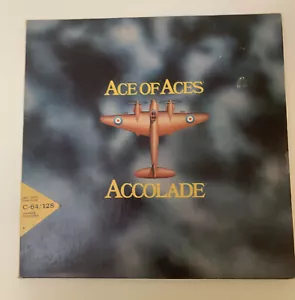 Disco Ace Of Aces Accolade Commodore 64 128 usato - Foto 1 di 8