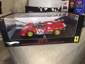 Hot Wheels Elite Ferrari 512S Limited Edition 1/18 Scale Nurburgring 1970 - Picture 1 of 9