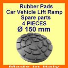 SET OF 4 PADS Ravaglioli 2 Post Car Lift Ramp Rubber Pads -150mm -Made in Italy-