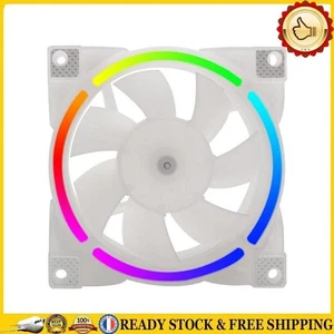 Computer Case CPU Cooling Fan 8cm Cooler Ventilador (White ARGB) - Afbeelding 1 van 9