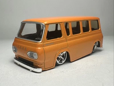 Furgoneta Ford Econoline 1965 diecast naranja ventana Jada Toys 1:64 Foto 1 de 4