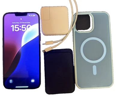 iPhone 13 Pro Max 128GB Unlocked Sierra Blue 100% Battery, Applecare refreshed - Image 1 of 4