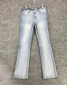 Wallflower Legendary Fit Distressed Jeans Mid Rise Womens Size 5 Bootcut - Picture 1 of 16