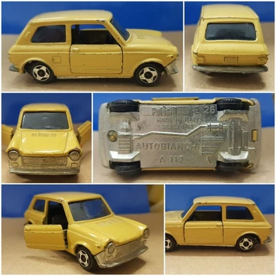 A112 Autobianchi Polistil Politoys Scala 1:43 Modello E26 Color Crema Usato      - Immagine 1 di 4