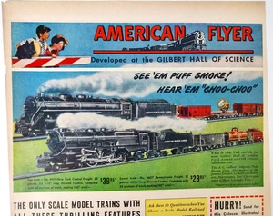 American Flyer Toy Trains New York Central Vintage 1947 Ad Magazine Print - Picture 1 of 6