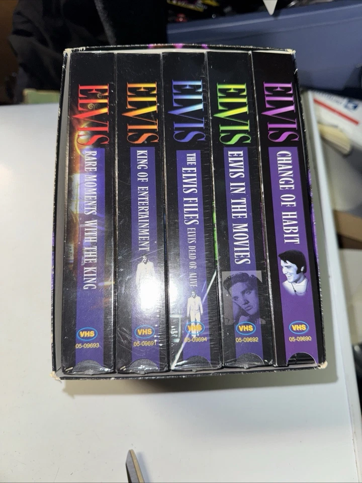Elvis Presley The King as Never Seen Before VHS Collector 5 Pk Series Sealed NIB - Image 1 of 1