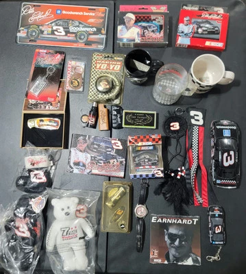 Dale Earnhardt RARE Unique Memorabilia - Die-cast bank, Keychain, pocket knife & - Image 1 of 4