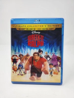Wreck-It Ralph 3D Blu-ray/DVD, 2013, 4-Disc Set, Digital Copy 3D New Oop Foto 1 de 4