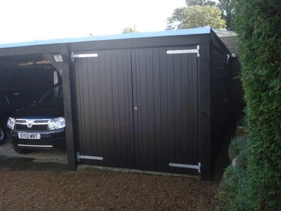 Wooden Garage Doors - Image 1 of 4