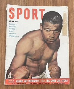 Sport Magazine (June, 1951) Sugar Ray Robinson - Picture 1 of 3