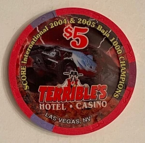 Terrible’s $5 Casino Chip Score International 2004 2005 Baja 1000 Las Vegas NV - Picture 1 of 2