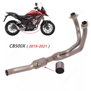 For Honda CB500X 2019-2023 Exhaust System Header Pipe Slip On Stock Muffler Pipe - Picture 1 of 6