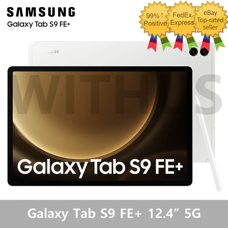 SAMSUNG Galaxy Tab S9 FE+ Plus 5G 12.4" SM-X616 128GB/256GB Unlocked Tablet_ - Image 1 of 1