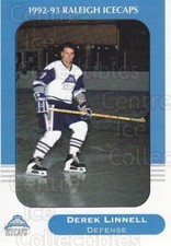 1992-93 Raleigh Icecaps Team Issue #7 Derek Linnell