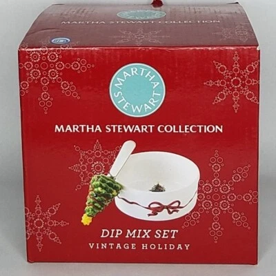 Martha Stewart Collection VINTAGE HOLIDAY DIP MIX SET ~ New In Box - Image 1 of 4