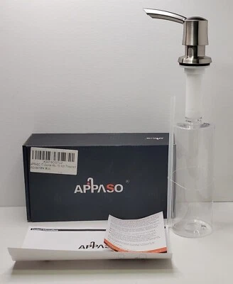 APPASO 17 ONZAS COCINA PLATO JABÓN DISPENSADOR GRAN CAPACIDAD NÍQUEL SD-001BN Foto 1 de 4