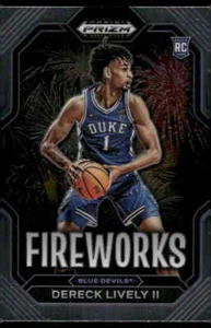 2023 Panini Prizm Draft Picks #15 Dereck Lively II Fireworks - Picture 1 of 2
